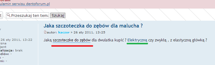Wstawianie linków SEO we wpisach na forum Wstawianie linków SEO we wpisach na forum