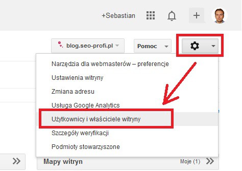 Weryfikacja włąściciela domeny w Narzędziach Google dla Webmasterów